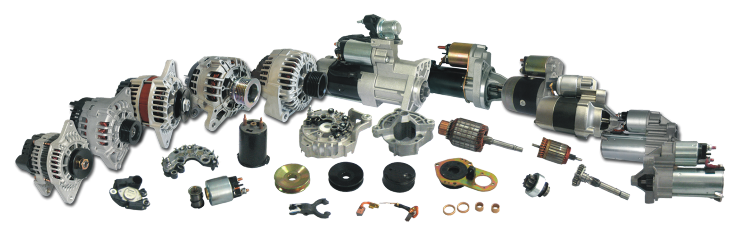 STARTER MOTORS AND ALTERNATORS